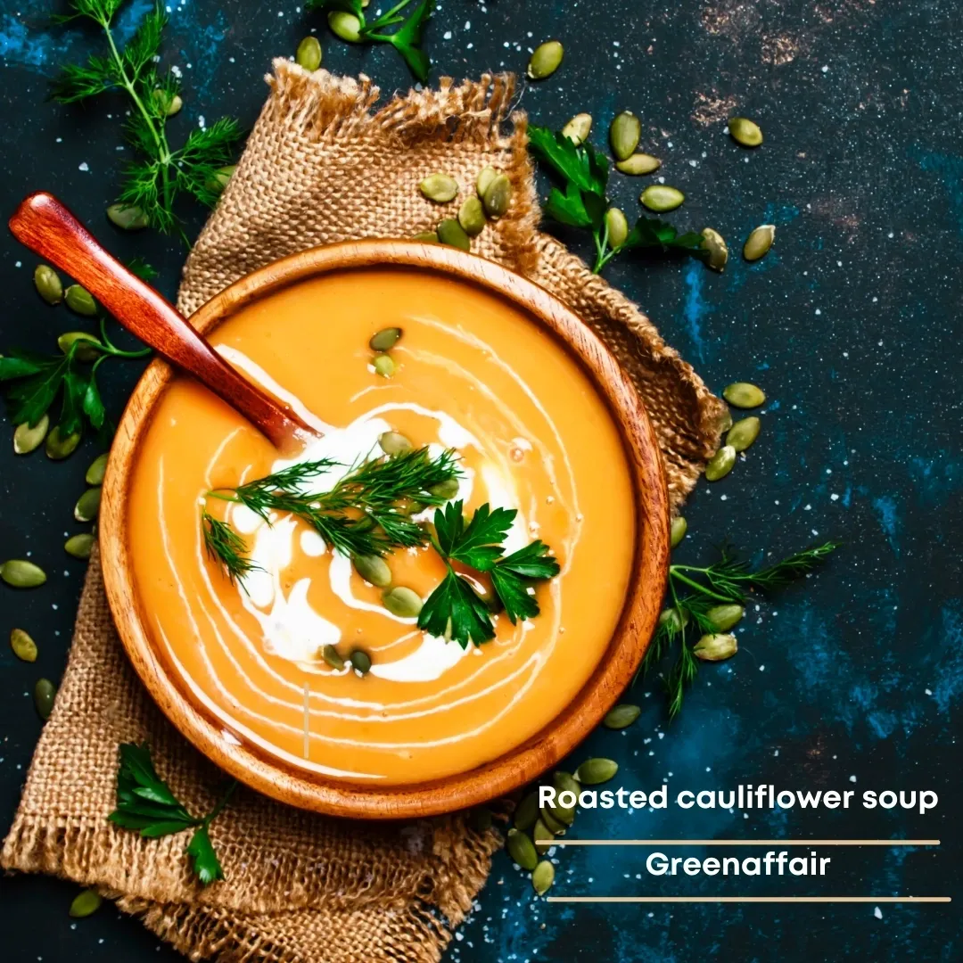 Make your yummy cauliflower soup at home, and grow your vegetables at home!