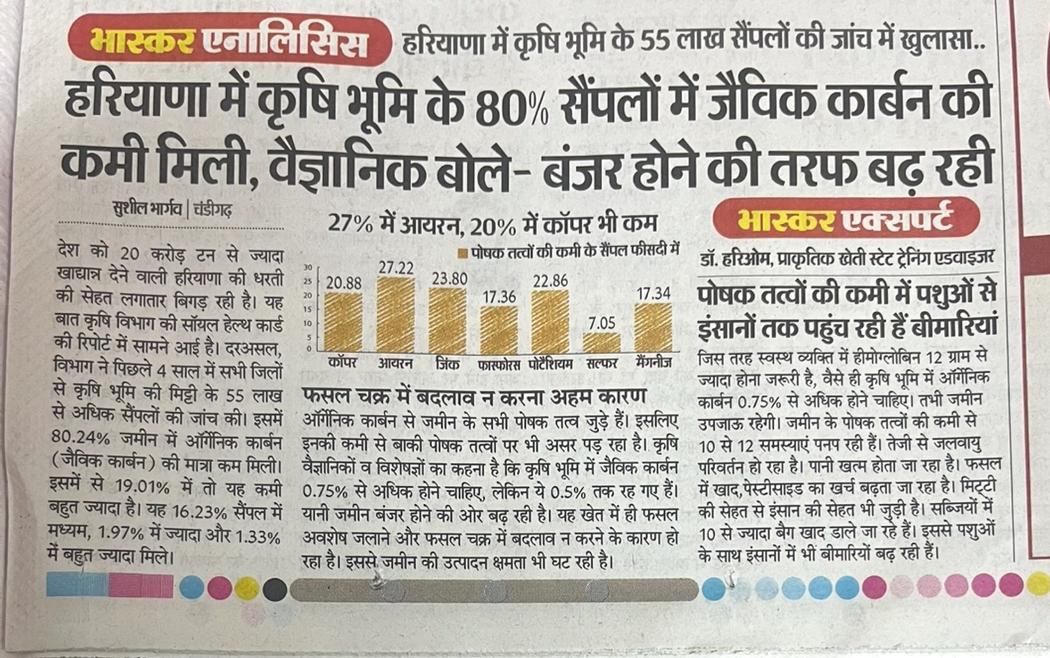 Media coverage — Soil Yatra