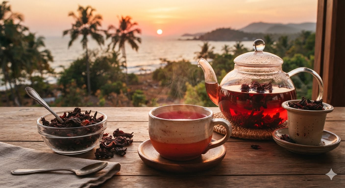 Roselle detox tea