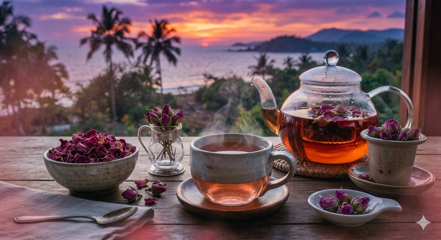 Kashmir rose tea
